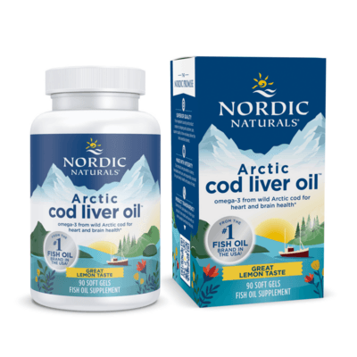 Arctic Cod Liver Oil, Lemon (90 Softgels)