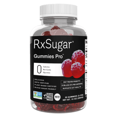 RxSugar Gummies Pro, Strawberry Flavor (80 Gummies)