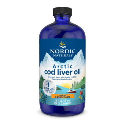 Arctic Cod Liver Oil™, Orange Flavor (473 Milliliters)