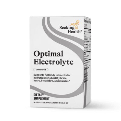 Optimal Electrolyte Unflavored Sticks (30 Stick Packets)