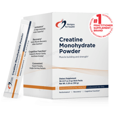 Creatine Monohydrate Powder (30 Stick Packets)