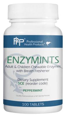Enzymints Chewable Tablets - Peppermint (100 tablets)
