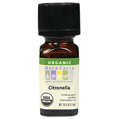 Citronella Organic Essential Oil (0.25 Ounces)