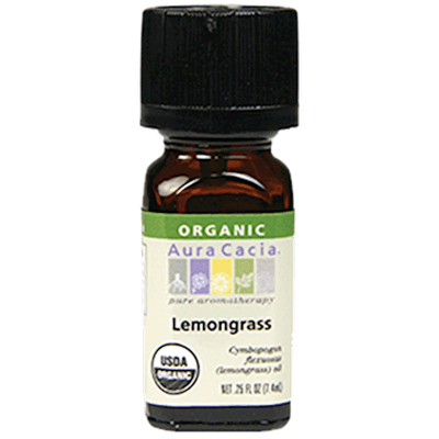 Lemongrass Organic Essential Oil (0.25 Ounces)