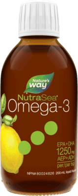 NutraSea Omega-3 Lemon 200ml (200 Milliliters)
