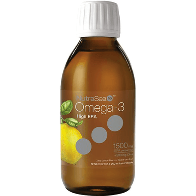 NutraSea HP Omega-3 Lemon 500ml (200 Milliliters)