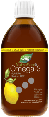 NutraSea HP Omega-3 Lemon 500ml (500 Milliliters)