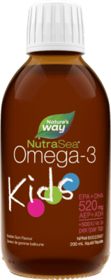 NutraSea Kids Omega-3 Bubble Gum 200ml (200 Milliliters)