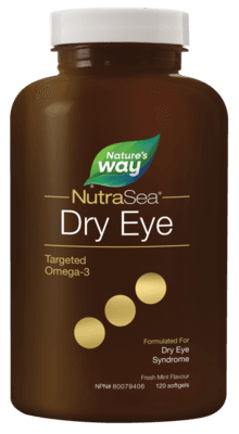 NutraSea Dry Eye Targeted Omega-3 Fresh Mint 120 Softgels (120 Softgels)