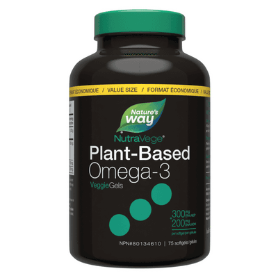 NutraVege Plant-Based Omega-3 (75 Softgels)