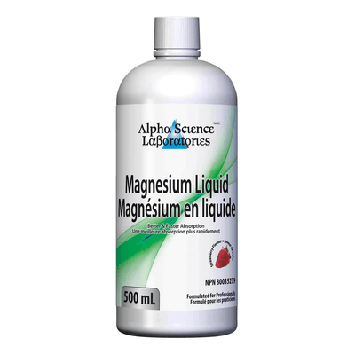 Magnesium Liquid | Strawberry Flav (500 Milliliters)