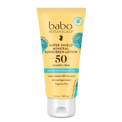 Super Shield Mineral Sunscreen Lotion SPF50 (3 Ounces)