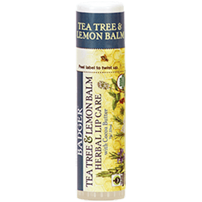Tea Tree & Lemon CB Lip Balm (0.25 Ounces)