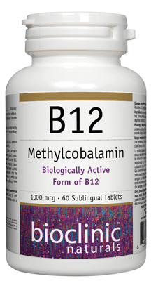 B12 Methylcobalamin 1000 mcg (60 lozenges)
