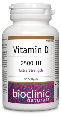 Vitamin D3 2500 IU Extra Strength (90 Softgels)