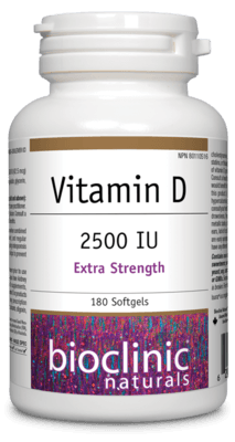 Vitamin D3 2500 IU Extra Strength (180 Softgels)
