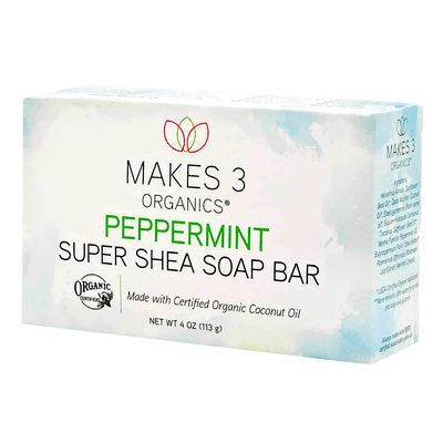 Peppermint Super Shea Soap Bar (4 Ounces)