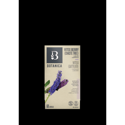 Vitex Berry (ChasteTree) Liquid Capsules - Supports Hormonal Balance (60 capsules)