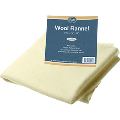Wool Flannel for Castor Oil packs (1 Packet)