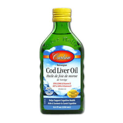 Cod Liver Oil, Lemon (500 Milliliters)