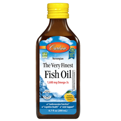 The Very Finest Fish Oil, Lemon (200 Milliliters)