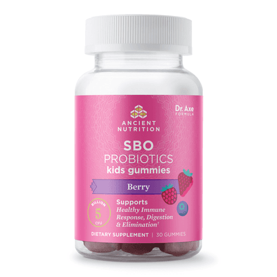 SBO KIDS Probiotic Gummies, Berry (30 Chewables)
