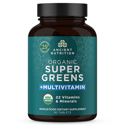 Organic SuperGreens + Multivitamin (90 tablets)
