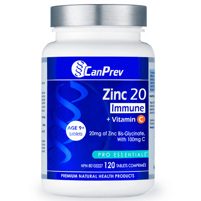 Zinc 20 Immune + Vitamin C (120 tablets)