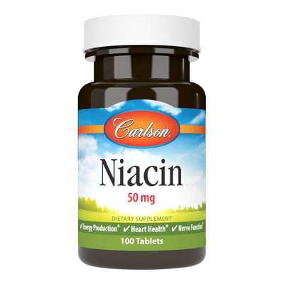 Niacin 50mg (100 tablets)