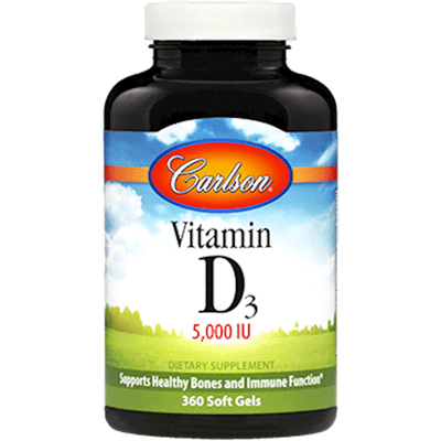 Vitamin D3 5000IU (360 Softgels)