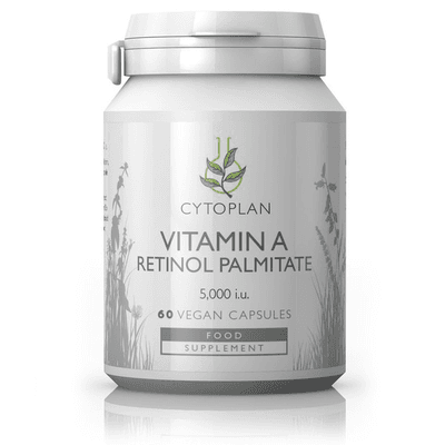 Vitamin A (Retinol Palmitate: 5000IU) (60 capsules)