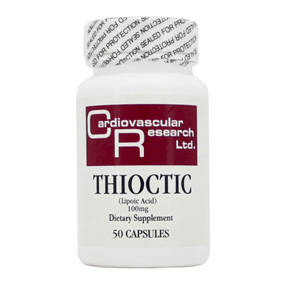 Thioctic(Lipoic Acid) 100mg (50 capsules)