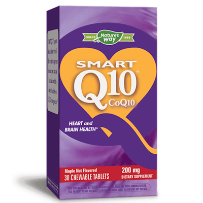 SMART Q10™ CoQ10 Maple 200mg (30 Chewables)