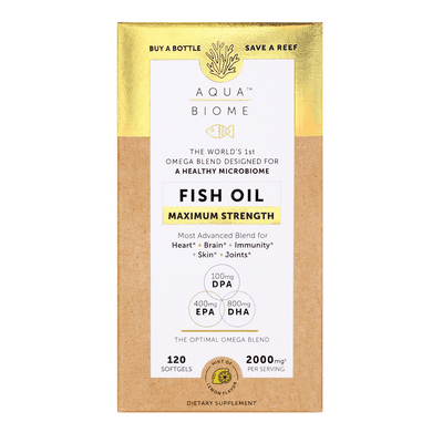 Aqua Biome™ Fish Oil Maximum Strength (120 Softgels)