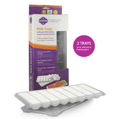 Milkies Milk Trays - Breast Milk Freezer Tray Organizer (2 Count)