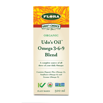 Udo's Oil Omega 3+6+9 Blend (500 Milliliters)