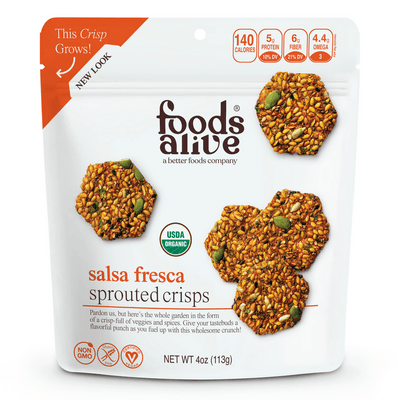 Salsa Fresca Sprouted Crisps Organic (113 Grams)