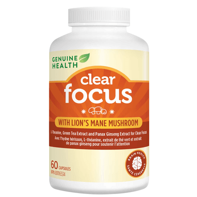 Clear Focus with Lion's Mane Mushroom (60 capsules)