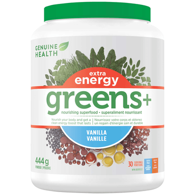 greens+ extra energy - vanilla (444 Grams)