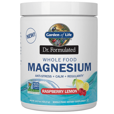 Dr. Formulated Whole Food Magnesium Raspberry-Lemon (421.5 Grams)