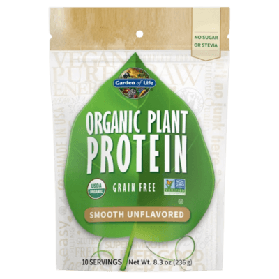 Organic Plant Protein Unflavored (236 Grams)