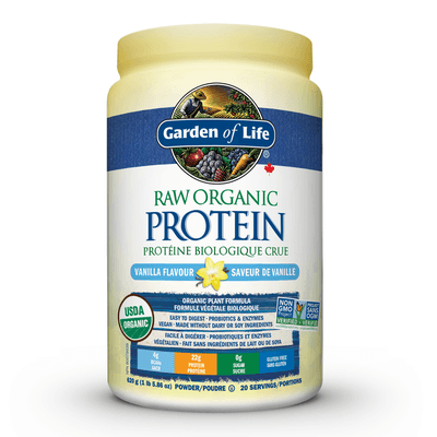 RAW ORGANIC Protein - Vanilla (620 Grams)