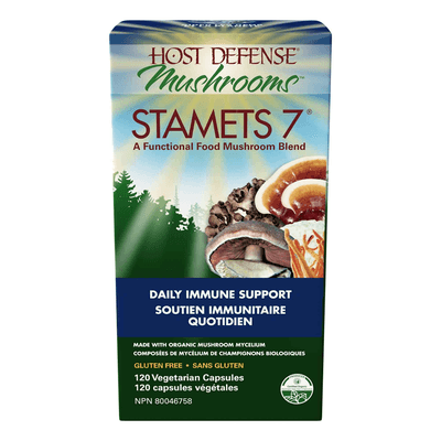 Host Defense Stamets 7 Multi Mushroom Daily Immune Support Capsules (120 capsules)