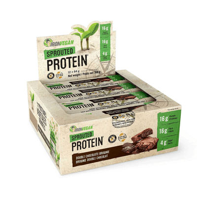 Sprouted Protein Bar - Double Chocolate Brownie (12 Count)
