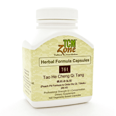 Peach Pit Formula to Order the Qi (T61) (100 capsules)