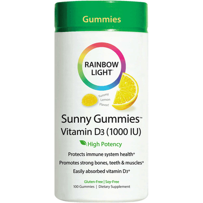 Sunny Gummies™ Vitamin D3 1,000IU (100 Gummies)