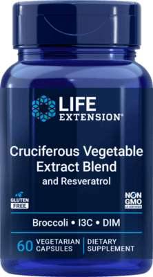 Cruciferous Vegetable Extract Blend and Resveratrol (60 capsules)