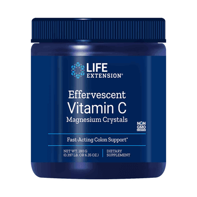 Effervescent Vitamin C Magnesium Crystals (180 Grams)