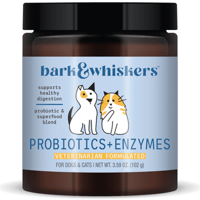 Bark & Whiskers® Probiotics + Enzymes for Cats and Dogs (102 Grams)