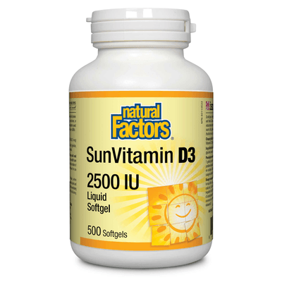 SunVitamin D3 2500 IU (500 Softgels)